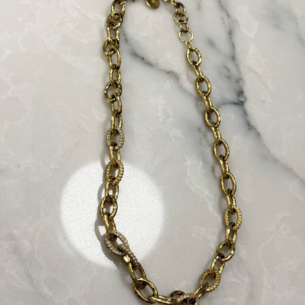Stella & Dot Gold Chain Necklace Timeless Elegance